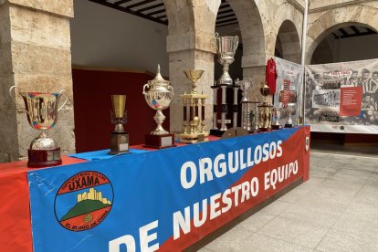 Trofeos, camisetas, botas, recortes de prensa y otros elementos de la historia del club