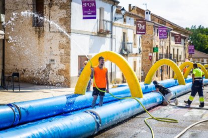 El público más joven ha podido disfrutar de estas primeras actividades festivas.