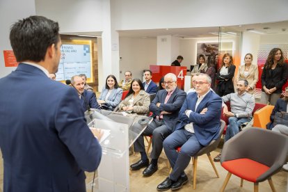 Acto de entrega del Premio Pyme del año en Soria.