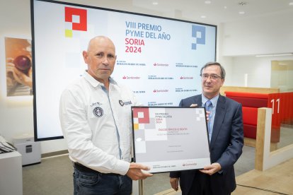 Acto de entrega del Premio Pyme del año en Soria.