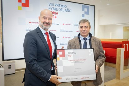 Acto de entrega del Premio Pyme del año en Soria.