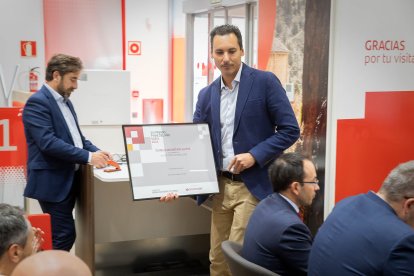 Acto de entrega del Premio Pyme del año en Soria.