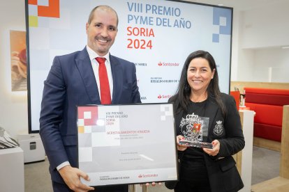 Acto de entrega del Premio Pyme del año en Soria.