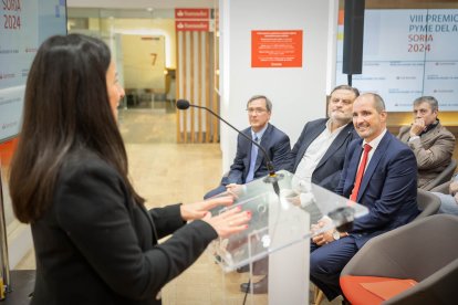 Acto de entrega del Premio Pyme del año en Soria.