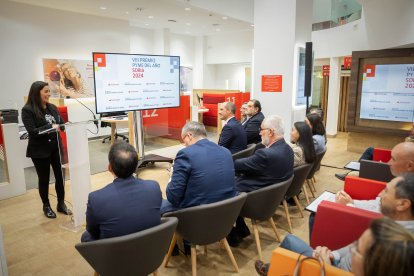 Acto de entrega del Premio Pyme del año en Soria.