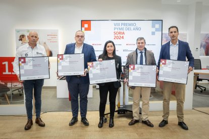 Acto de entrega del Premio Pyme del año en Soria.