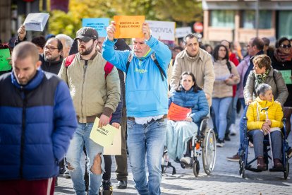 En la marcha participaron también de otras provincias de Castilla y León.