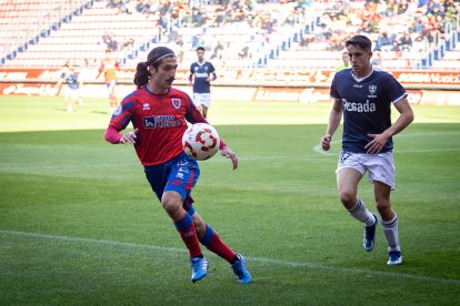 El Numancia se mantiene líder con un gol de Bonilla.