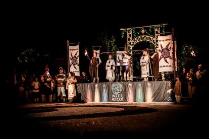 El pueblo de Garray se sumergió en la oscuridad