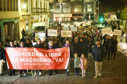 La manifestación del 25-N por las calles de Soria.