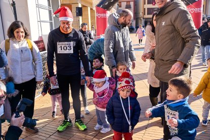 La carrera de Almazán aunó deporte y diversión.