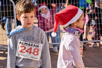La carrera de Almazán aunó deporte y diversión.
