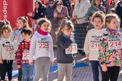 La carrera de Almazán aunó deporte y diversión.