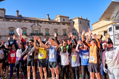 La carrera de Almazán aunó deporte y diversión.