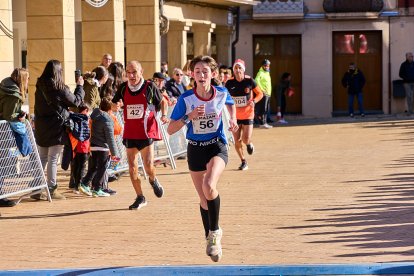 La carrera de Almazán aunó deporte y diversión.