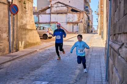 La carrera de Almazán aunó deporte y diversión.
