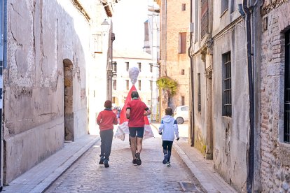 La carrera de Almazán aunó deporte y diversión.