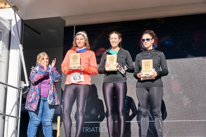 La carrera de Almazán aunó deporte y diversión.
