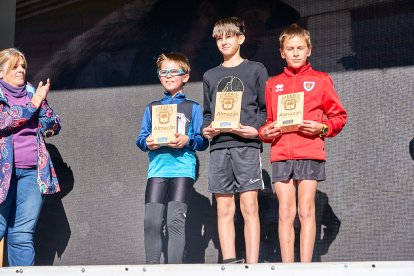 La carrera de Almazán aunó deporte y diversión.