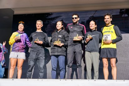 La carrera de Almazán aunó deporte y diversión.
