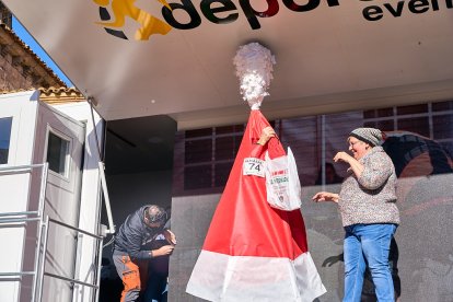 La carrera de Almazán aunó deporte y diversión.