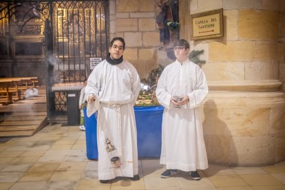 Numerosos fieles se acercaron a la Concatedral