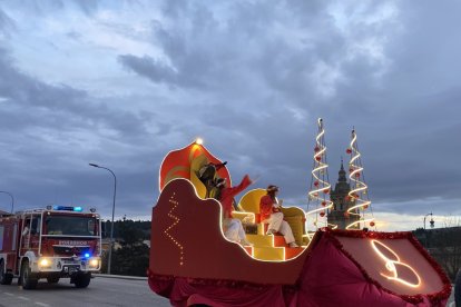 Sus Majestades recorrieron las calles de la localidad