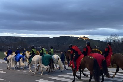 Sus Majestades recorrieron las calles de la localidad