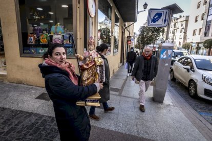 La imagen estuvo ubicada en el templo de El Salvador