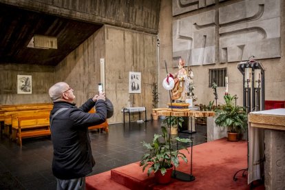 La imagen estuvo ubicada en el templo de El Salvador