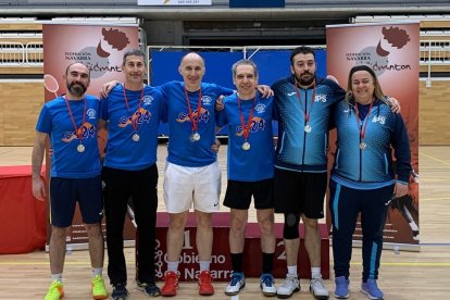 Los sénior del club soriano tuvieron una prueba en Estella.