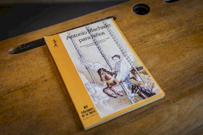 La exposición está ubicada en la galería porticada del Instituto