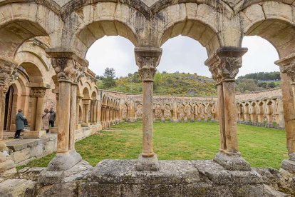 El claustro es una de las partes más espectaculares del monasterio de San Juan de Duero.