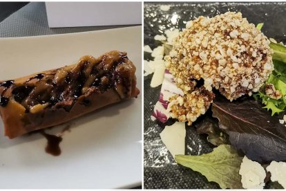 Dos de los tres pinchos que forman parte de la ruta pero no entran al concurso.