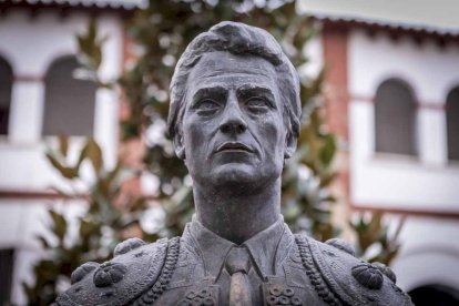 Primer plano del busto del diestro soriano.
