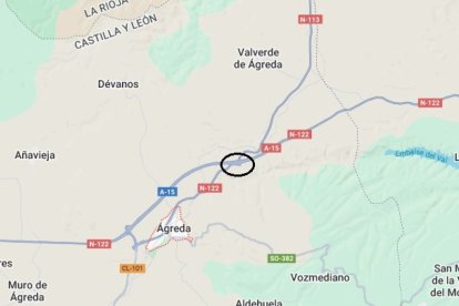 Mapa facilitado por la Subdelegación del Gobierno con los desvíos.