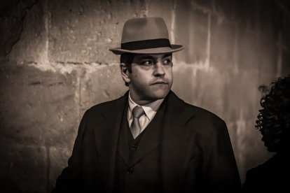 El Cristo recorrió los claustros de la Concatedral de San Pedro