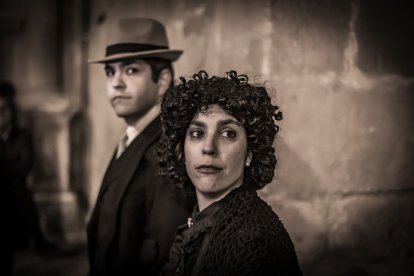 El Cristo recorrió los claustros de la Concatedral de San Pedro