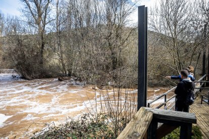 La borrasca Jana desborda las márgenes del Duero y alguno de sus afluentes en Soria.