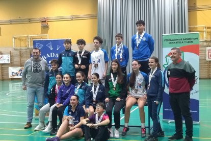 Vencedores del torneo en las categorías.