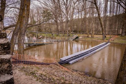 Un paseo junto al Duero sirve como muestra de la bravura de las aguas