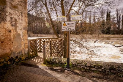 Un paseo junto al Duero sirve como muestra de la bravura de las aguas