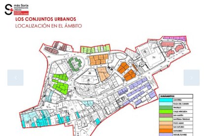 Estas son las zonas sujetas a la subvención
