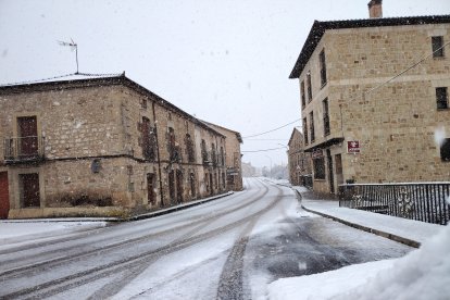 Nevada en marzo en Pinares.