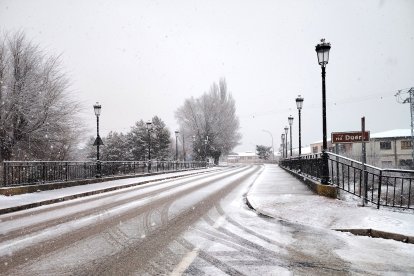 Nevada en marzo en Pinares.