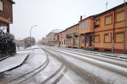 Nevada en marzo en Pinares.