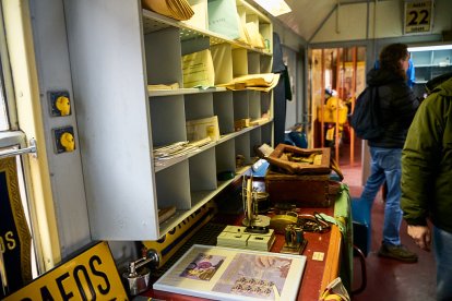 Visita de los trenes históricos del Torrenzo Express a Soria con vagones y locomotoras singulares.