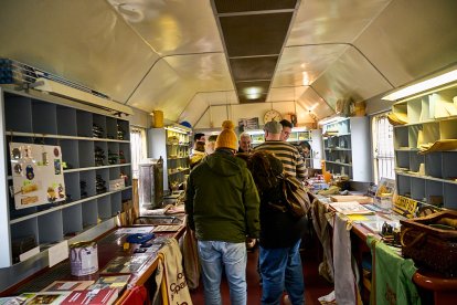 Visita de los trenes históricos del Torrenzo Express a Soria con vagones y locomotoras singulares.