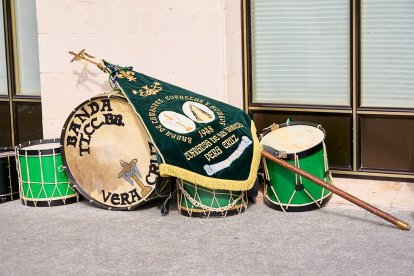 Nueve cofradías de Soria, La Rioja, Navarra y Zaragoza participaron en la XXVII Exaltación de la Corneta, Tambor y Bombo de Ágreda.
