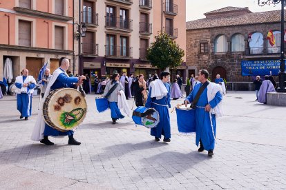 Nueve cofradías de Soria, La Rioja, Navarra y Zaragoza participaron en la XXVII Exaltación de la Corneta, Tambor y Bombo de Ágreda.